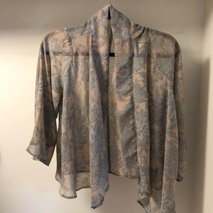Smart Set Floral Chiffon Blouse